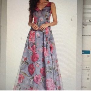 Adrianna Papell floral organza gown sz 8&4 $35each